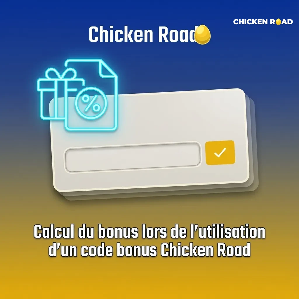 Schéma montrant le calcul d’un bonus Chicken Road avec pourcentage, plafond, dépôt et tours gratuits pour joueurs français