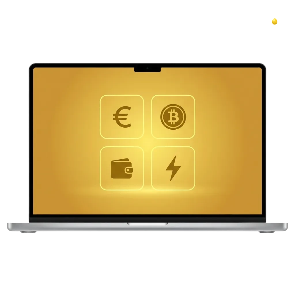 Icônes de carte bancaire, virement, e-wallet et crypto illustrant les méthodes de retrait pour Chicken Road en France