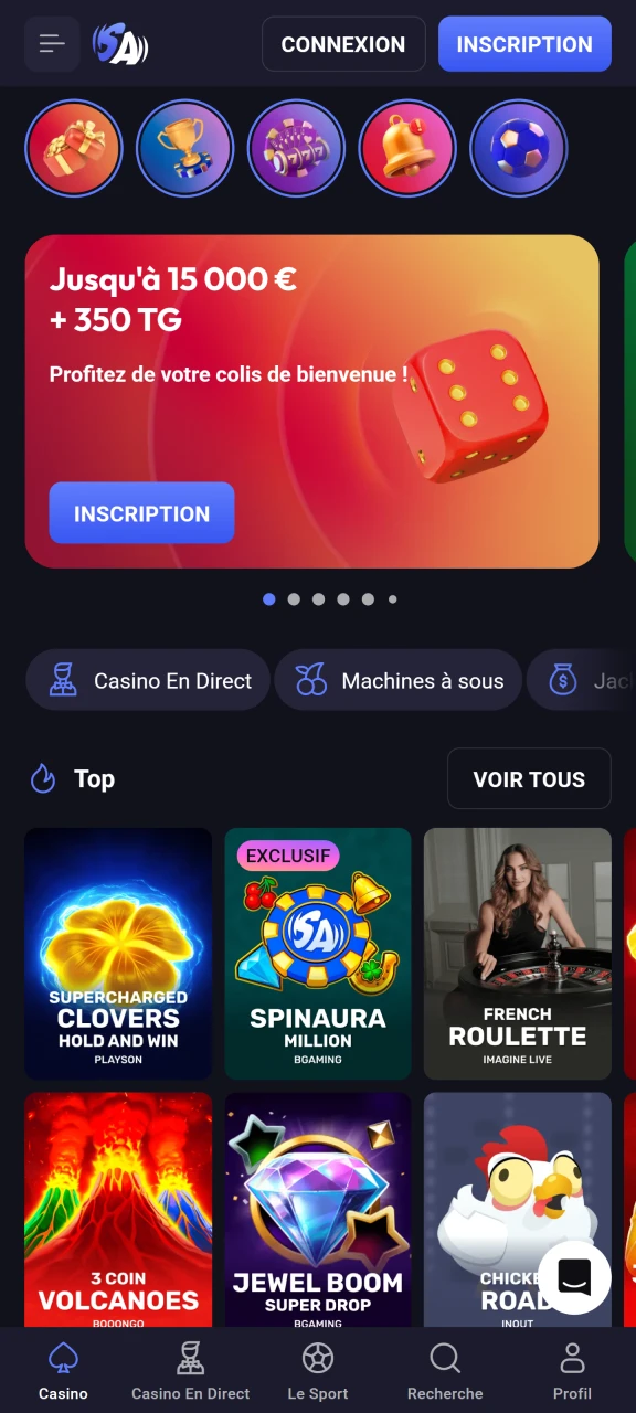 Ouvrez votre casino préféré pour jouer à Chicken Road.